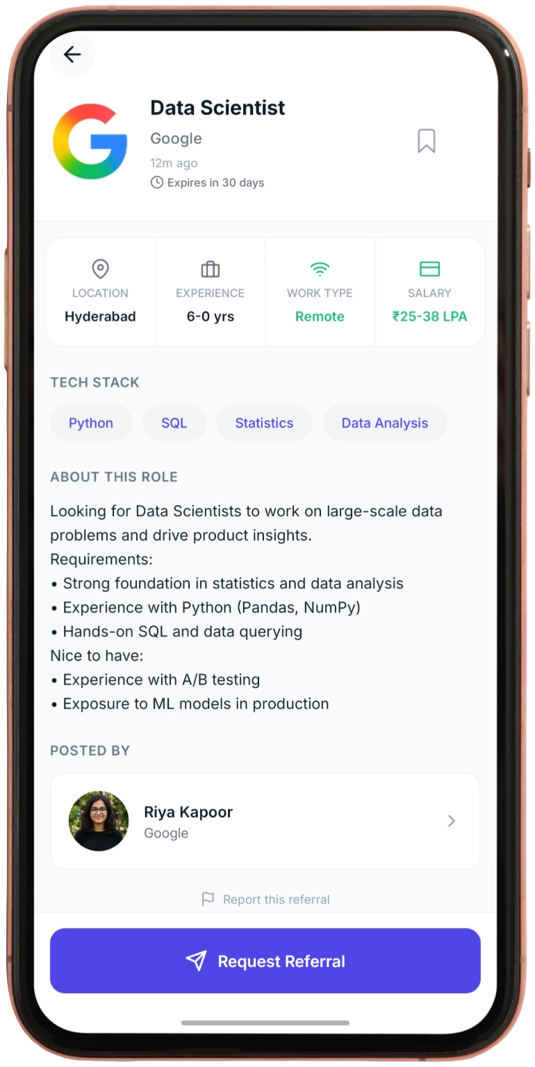 NodCircle App - Referral Request